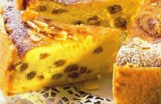 Pască tradiţională de Paşte cu brânză dulce de vacă şi stafide