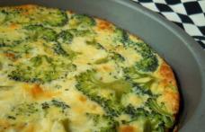 Omletă cu broccoli la cuptor