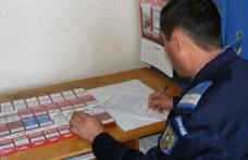 Țigări de contrabandă confiscate de jandarmi în zona Pieței Centrale