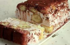 Tort de ciocolată și banane fără coacere
