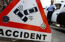 Accident rutier produs pe Calea Națională din cauza neatenției