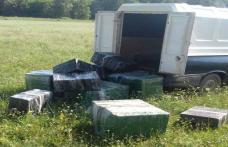 Dacia Papuc plin cu țigări de contrabandă, confiscate la frontieră - FOTO