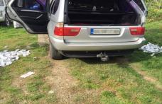 BMW folosit pentru transportul ţigărilor de contrabandă