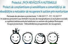 „Fața nevăzută a autismului”, un proiect pentru 46 de copii cu autism din Botoșani