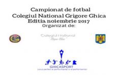 Campionat de fotbal la Colegiul Național Grigore Ghica - FOTO