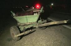 ACCIDENT! Două persoane rănite după ce căruța în care se aflau a intrat într-un cap de pod!
