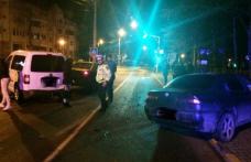 Trei mașini distruse de un șofer aflat în stare de ebrietate, care nu a oprit la culoarea roşie a semaforului