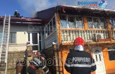 Incendiu puternic izbucnit pe strada Mihai Viteazu din Dorohoi! Două locuințe au fost afectate – VIDEO / FOTO
