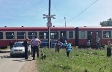 Accident feroviar în județul Botoșani. Un tren de călători a lovit o maşină