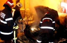 Mașină cuprinsă de flăcări pe strada Duzilor din Dorohoi