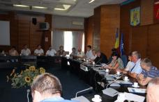 Vizită de studiu în sala de ședințe a Palatului Administrativ al Județului Botoșani