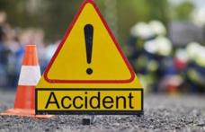 Accident produs de un puștan beat. Patru mașini lovite dintr-un foc
