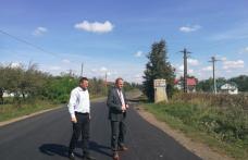 Au fost finalizate lucrările de asfaltare pe drumul județean DJ 293 Dumeni – Havârna - FOTO
