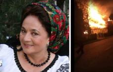 Incendiu violent la casa cântăreței Laura Lavric - VIDEO