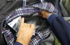 Ţigări confiscate de jandarmi în zona Pieţei Centrale