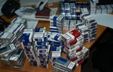 Ţigări confiscate de jandarmi din Piaţa Centrală a municipiului Botoşani