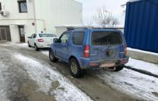 Suzuki cu numere expirate, depistat la Pomârla - FOTO