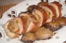 Pulpă de porc umplută