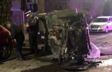 Cascadorie în toiul nopții la Dorohoi! Un tânăr de 21 de ani a rupt un stâlp, scuarul și mai mulți copăcei de pe bulevardul Victoriei