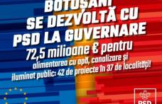 Standard de viață mai ridicat pentru 136.551 de botoșăneni din 37 de localități: 72,5 milioane de euro pentru alimentări cu apă, canalizare și ilumina