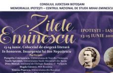 Zilele Eminescu, ediția iunie 2019, organizate la Memorialul Ipotești