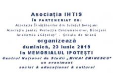 Eveniment social-educațional-cultural la Ipotești „Comori din Vatra Satului românesc”