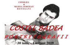 Costel Badea – Portretografii: Expoziție deschisă la Galeriile de Artă „Ștefan Luchianˮ Botoșani