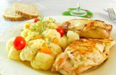 Piept umplut și conopidă sotată