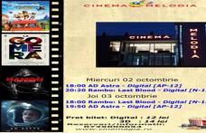 Vezi ce filme vor rula la Cinema „MELODIA” Dorohoi, în săptămâna 27 septembrie – 3 octombrie – FOTO