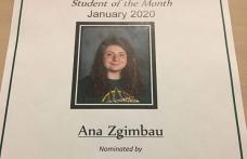 Colegiul Național „Grigore Ghica” Dorohoi - Ne mândrim cu ei! Anamaria-Teodora Zgîmbău a cucerit America!