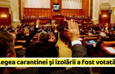 Legea carantinei şi izolării a fost adoptată de Parlament. Cele mai importante modificări decise de aleși