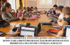 Doina Federovici: „Profesorii și elevii din Botoșani au fost prea mult ignorați și jigniți de Guvernul Orban! Respectarea drepturilor și sănătății ace