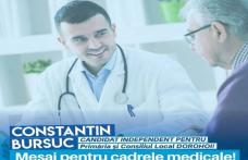 Constantin Bursuc candidat independent: Mesaj pentru cadrele medicale