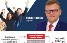Marius Budăi: „Guvernarea PSD va reduce impozitarea muncii pentru creșterea salariilor celor 55.000 de angajați botoșăneni și 4,5 milioane de salariaț