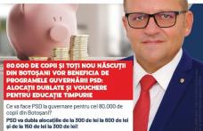 Marius Budăi, deputat PSD: „80.000 de copii și toți nou născuți din Botoșani vor beneficia de programele guvernării PSD: alocații dublate și vouchere 