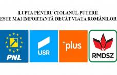 PNL și USR, pierzătorii alegerilor parlamentare, asemeni clanurilor de interlopi își împart funcții și teritorii, fără să le pese de pandemie și econo