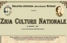 Ziua Culturii Naționale marcată on-line la Biblioteca Județeană „Mihai Eminescu” Botoșani