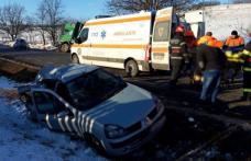 Botoșănean rănit după ce a ajuns cu mașina în șanț