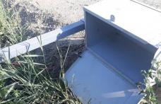 Instalațiile de dirijare a traficului de pe drumul Prăjeni – Plugari, vandalizate - FOTO