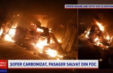 Accident înfiorător pe drumul Iași – Târgu Frumos! Un bărbat de 41 de ani a murit carbonizat