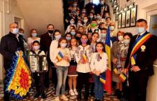 Moment artistic destinat Zilei Naționale a României la Centrul de Zi din localitatea Ibănești - FOTO