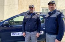 Polițiști de frontieră cu vocație de eroi. Incendiu limitat de o intervenție promptă la Hudești