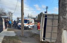 Accident la Săveni! Femeie rănită după impactul dintre o mașină și o autoutilitară – FOTO