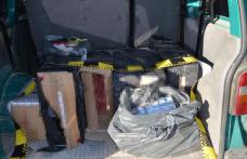 Grup infracţional organizat, specializat în contrabanda cu ţigări, destructurat de poliţiştii de frontieră - FOTO