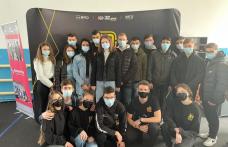 Echipa de robotică North East Dynamics și-a deschis ușile pentru un grup de elevi din Darabani