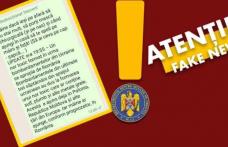 ISU Botoșani atenționează cetățenii referitor la anunțuri FAKE NEWS. Vă rugăm să nu distribuiți astfel de mesaje!