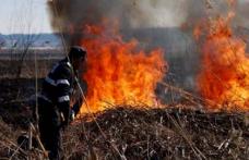 20 de incendii de vegetație uscată în județ în ultimele ore. Pompierii avertizează!