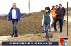 Lucrări de modernizare a drumului județean Roma și Nicșeni - FOTO