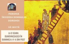 Seară duhovnicească în Parohia „Învierea Domnului” Dorohoi
