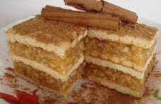 Prăjitură cu mere și biscuiți (de post)